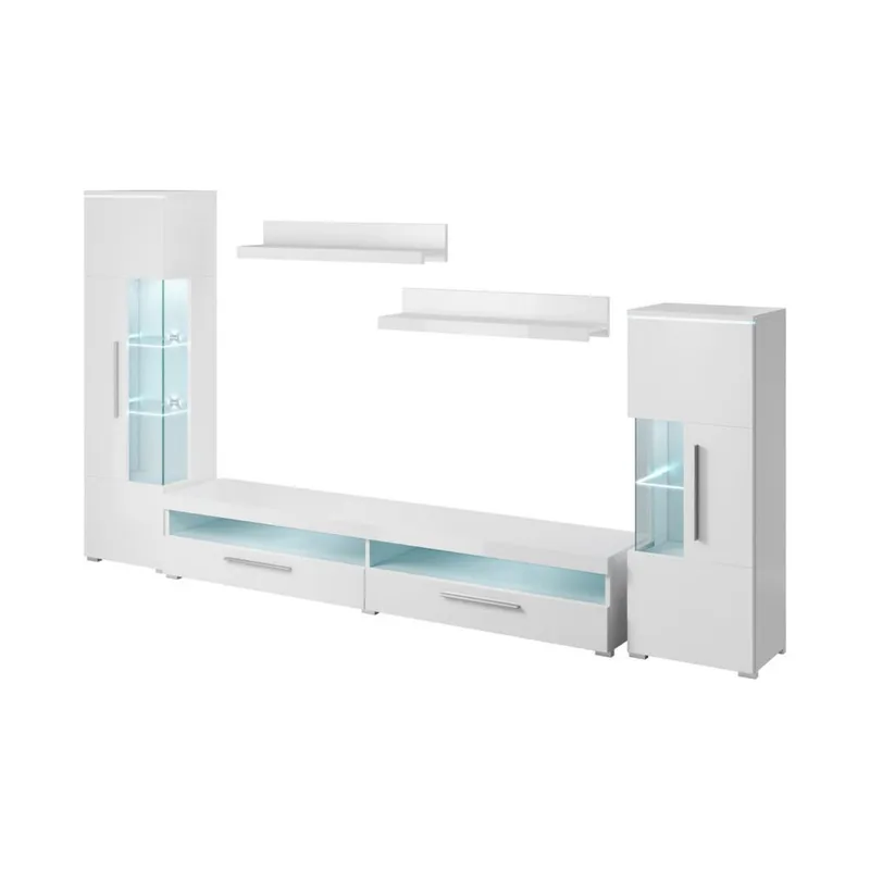 Væg enhed Indien, Hvid, 290 cm