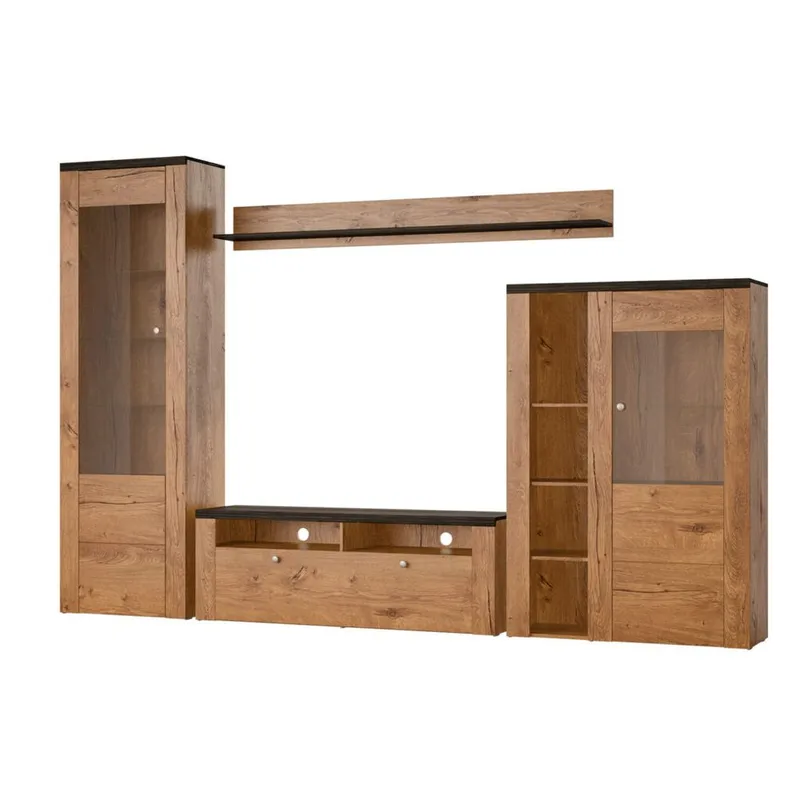Vægskab Larona (05+41+02+44) - Lefkas Eg - Touchwood - Møbler - Møbelsæt - Møbelsæt til stuen
