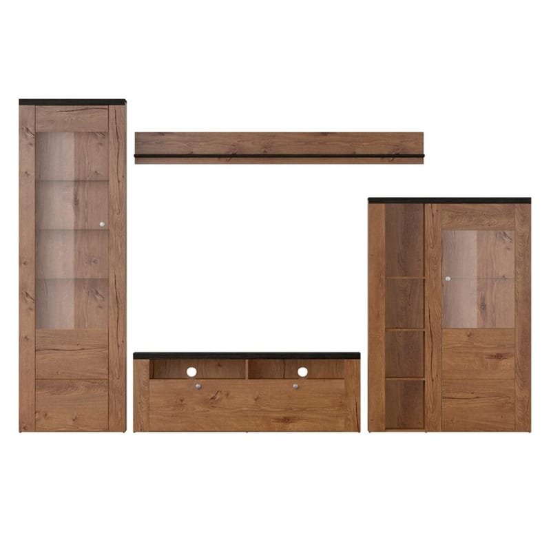 Vægskab Larona (05+41+02+44) - Lefkas Eg - Touchwood - Møbler - Møbelsæt - Møbelsæt til stuen