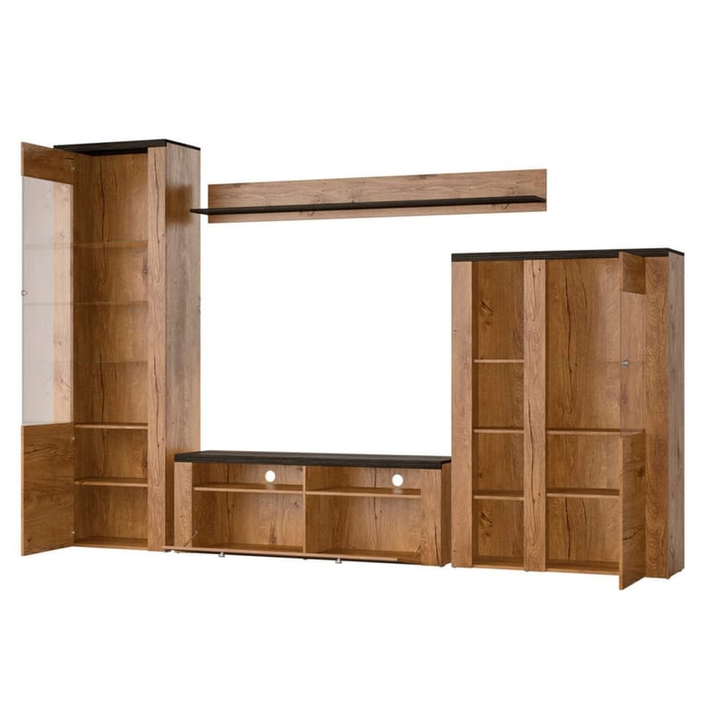 Vægskab Larona (05+41+02+44) - Lefkas Eg - Touchwood - Møbler - Møbelsæt - Møbelsæt til stuen