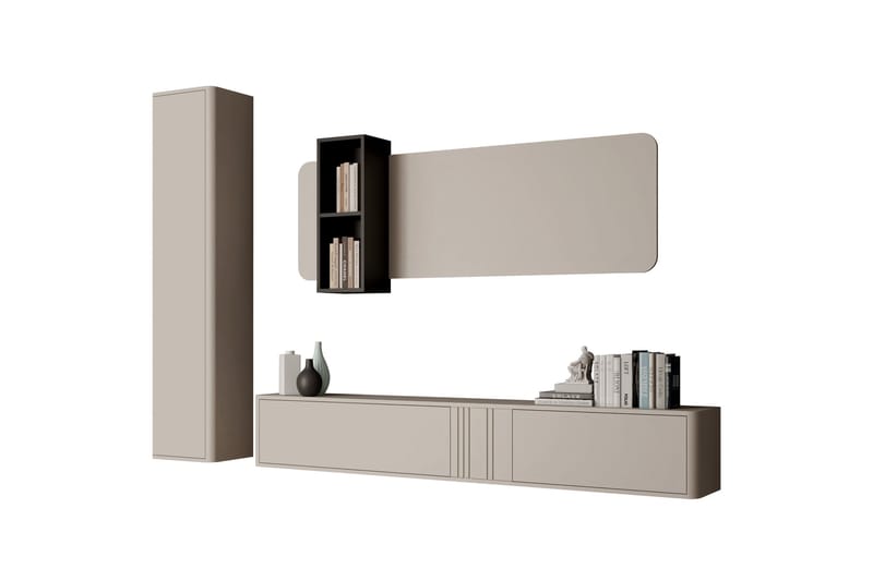 Zalricus Møbelsæt Til Stue, Beige