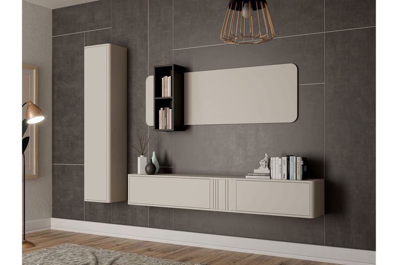 Zalricus Møbelsæt Til Stue - Beige - Møbler - Møbelsæt - Møbelsæt til stuen