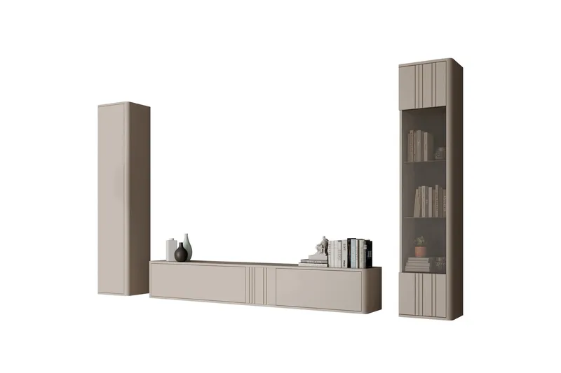 Zalricus Møbelsæt Til Stue, Beige