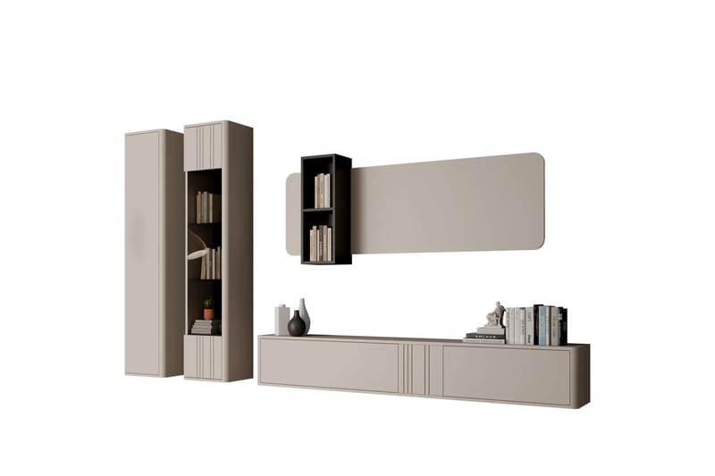 Zalricus Møbelsæt Til Stue, Beige