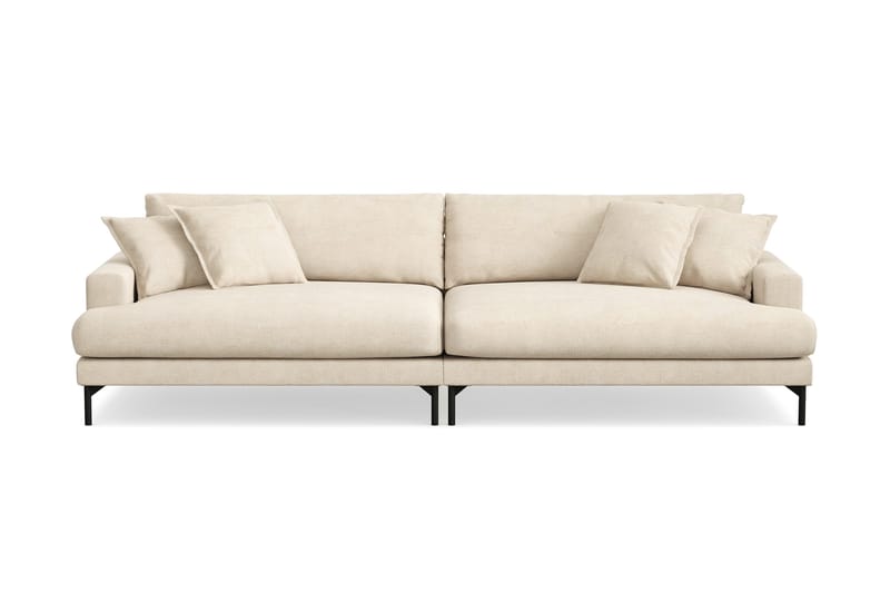 Menard Premium 5-personers dyb sofa i chenille, Beige
