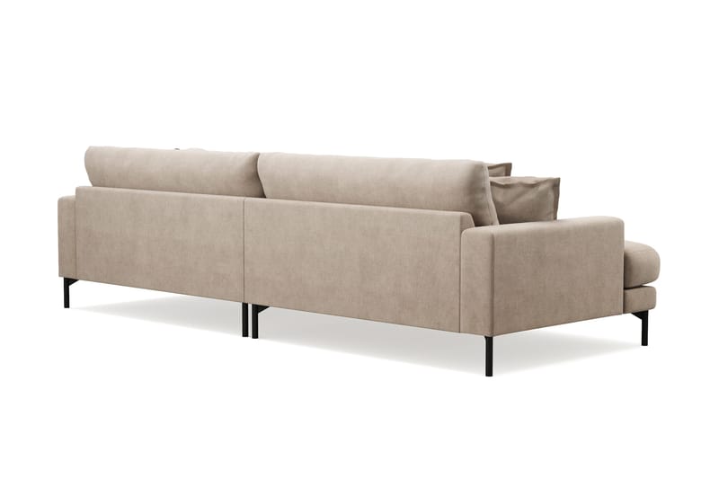 Menard Premium 5-personers dyb sofa i stof - Beige - Møbler - Sofaer