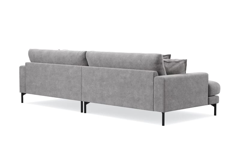 Menard Premium 5-personers dyb sofa i chenille - Grå - Møbler - Sofaer