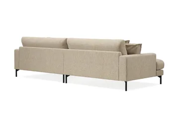 Menard Premium 5-personers dyb sofa i chenille - Beige - Møbler - Sofaer