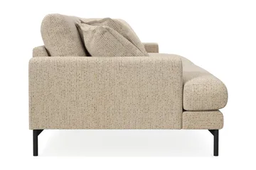 Menard Premium 5-personers dyb sofa i chenille - Beige - Møbler - Sofaer