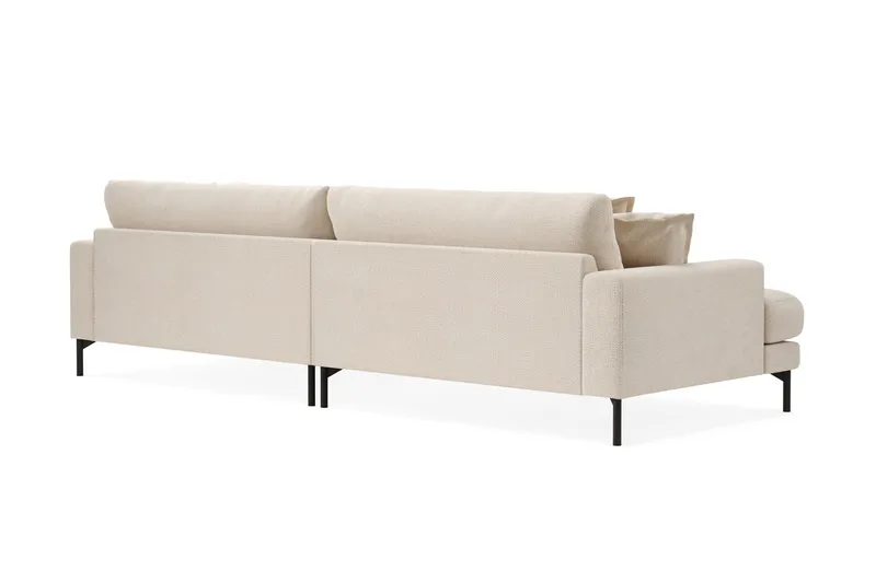 Menard Premium 5-personers dyb sofa i chenille - Lysbeige - Møbler - Sofaer