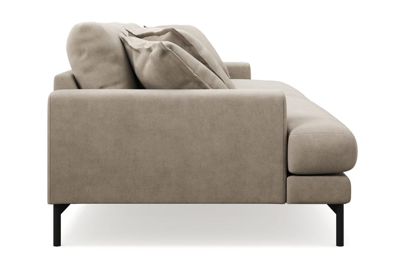 Menard Premium 5-personers dyb sofa i stof - Brun - Møbler - Sofaer