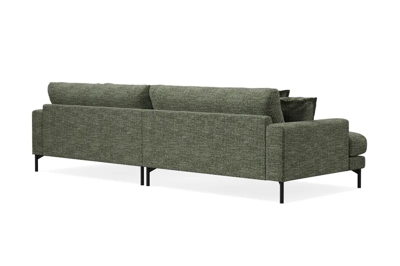 Menard Premium 5-seters Dyp Sofa i Chenille - Grønn - Møbler - Sofaer