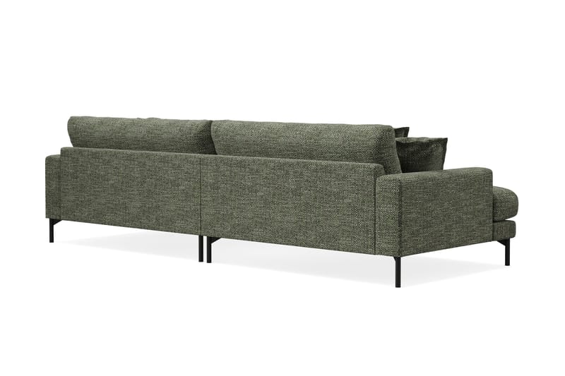 Menard Premium 5-personers dyb sofa i chenille - Grøn - Møbler - Sofaer