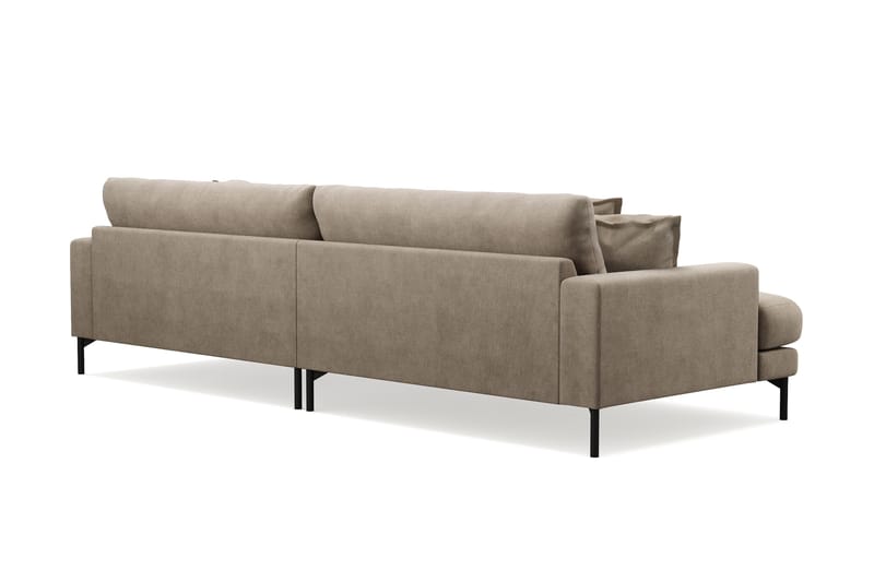 Menard Premium 5-personers dyb sofa i stof - Brun - Møbler - Sofaer