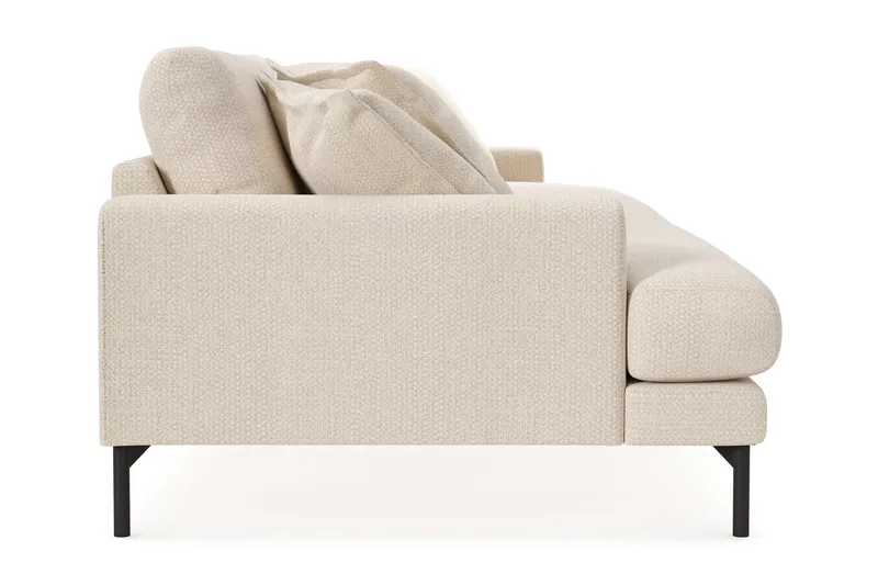 Menard Premium 5-personers dyb sofa i chenille - Lysbeige - Møbler - Sofaer