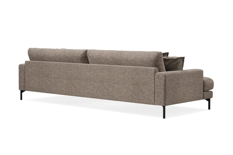Menard Premium 5-seters Dyp Sofa i Chenille - Brun - Møbler - Sofaer
