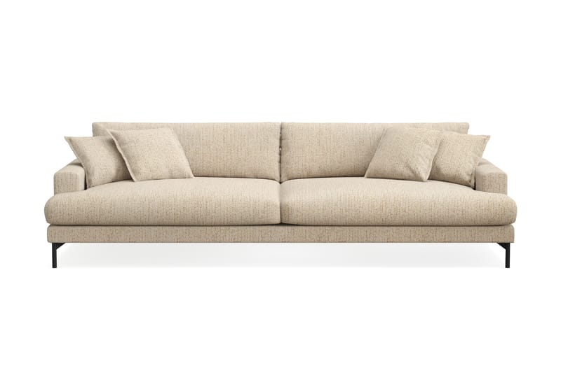 Menard Premium 5-seters Dyp Sofa i Chenille - Beige - Møbler - Sofaer