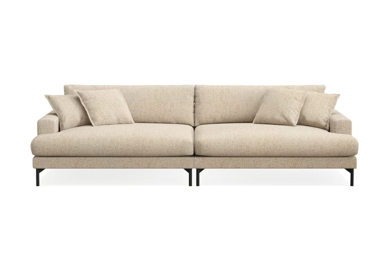Menard Premium 5-seters Dyp Sofa i Chenille - Beige - Møbler - Sofaer
