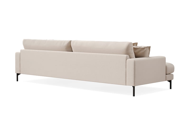 Menard Premium 5-seters Dyp Sofa i Bouclé - Lys Beige - Møbler - Sofaer