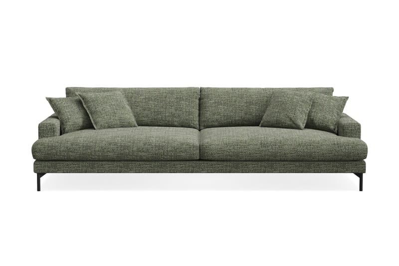 Menard Premium 5-seters Dyp Sofa i Chenille - Grønn - Møbler - Sofaer