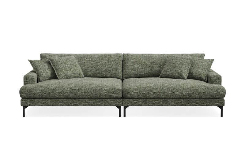 Menard Premium 5-seters Dyp Sofa i Chenille - Grønn - Møbler - Sofaer