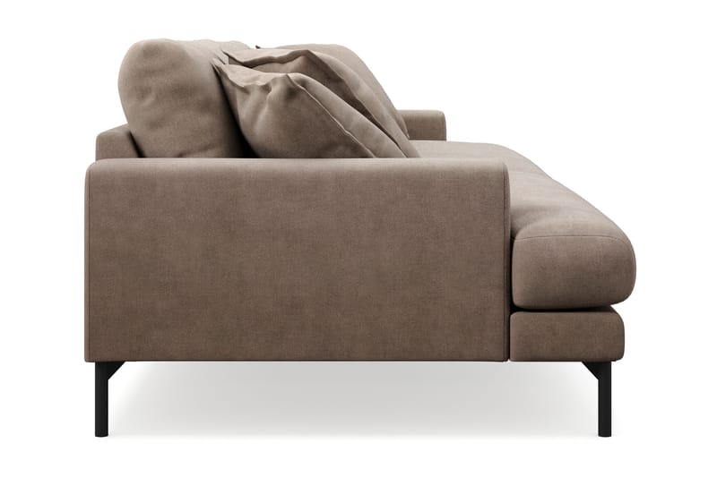 Menard Premium 5-personers dyb sofa i stof - Brun - Møbler - Sofaer