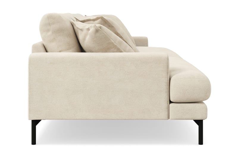 Menard Premium 5-personers dyb sofa i chenille - Beige - Møbler - Sofaer