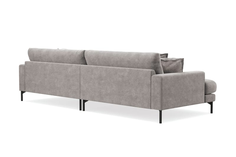 Menard Premium 5-personers dyb sofa i chenille - Grå/Brun - Møbler - Sofaer