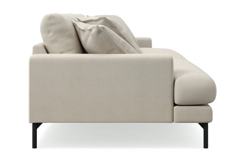 Menard Premium 5-personers dyb sofa i stof - Beige - Møbler - Sofaer
