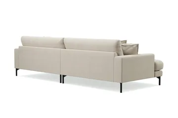 Menard Premium 5-personers dyb sofa i stof - Beige - Møbler - Sofaer