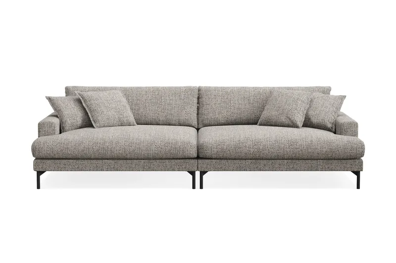 Menard Premium 5-seters Dyp Sofa i Chenille, Grå