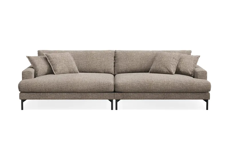Menard Premium 5-seters Dyp Sofa i Chenille, Brun