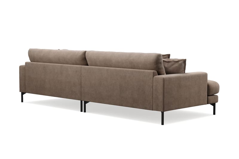 Menard Premium 5-personers dyb sofa i stof - Brun - Møbler - Sofaer