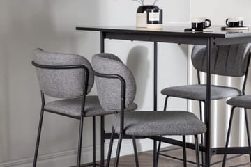 Rektangulär matgrupp Venture Home Grå Svart 4st - Møbler - Borde