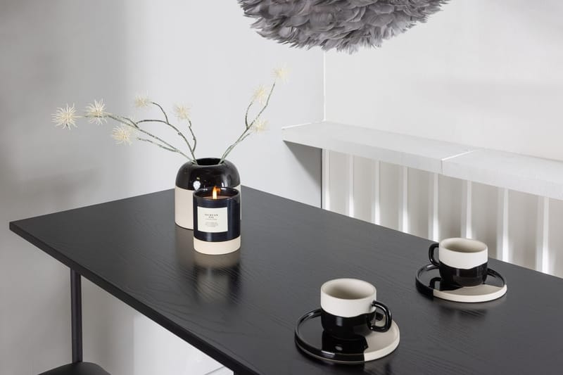 Rektangulär matgrupp Venture Home Svart Svart 4st - Møbler - Borde