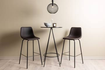 Rund matgrupp Venture Home Brun Svart 2st - Møbler - Borde