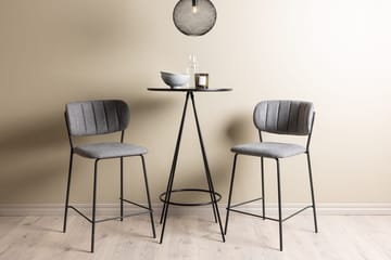 Rund matgrupp Venture Home Grå Svart 2st - Møbler - Borde