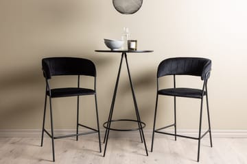 Rund matgrupp Venture Home Svart Svart 2st - Møbler - Borde