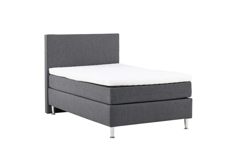 Toledo Sengpakke Kontinentalseng 120x200 cm - Mørkegrå - Møbler - Senge - Komplet sengepakke