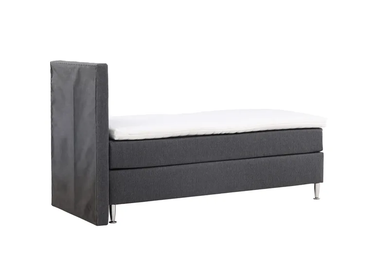 Toledo Sengpakke Kontinentalseng 90x200 cm - Mørkegrå - Møbler - Senge - Komplet sengepakke