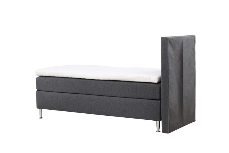 Toledo Sengpakke Kontinentalseng 90x200 cm - Mørkegrå - Møbler - Senge - Komplet sengepakke