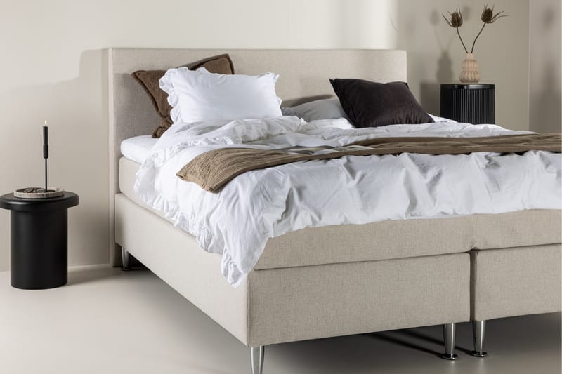 Toledo Sengpakke Kontinentalseng 180x200 cm - Beige - Møbler - Senge - Komplet sengepakke