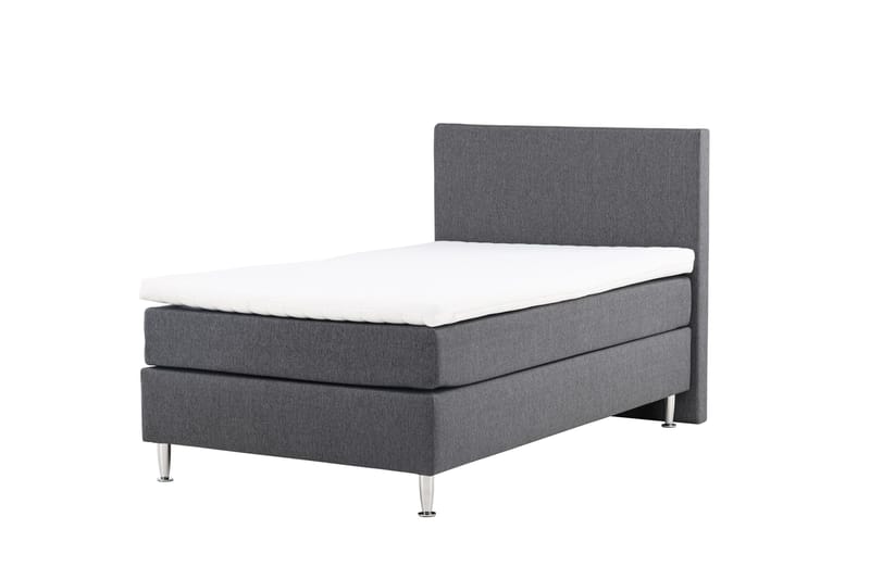 Toledo Sengpakke Kontinentalseng 120x200 cm - Mørkegrå - Møbler - Senge - Komplet sengepakke