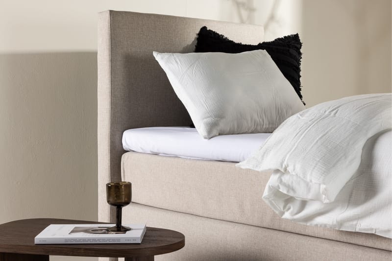 Toledo Sengpakke Kontinentalseng 90x200 cm - Beige - Møbler - Senge - Komplet sengepakke