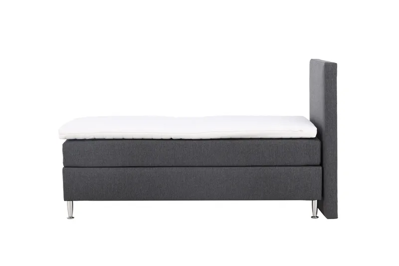 Toledo Sengpakke Kontinentalseng 90x200 cm - Mørkegrå - Møbler - Senge - Komplet sengepakke