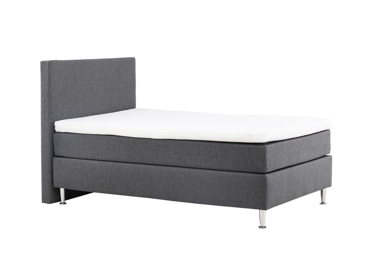 Toledo Sengpakke Kontinentalseng 120x200 cm - Mørkegrå - Møbler - Senge - Komplet sengepakke