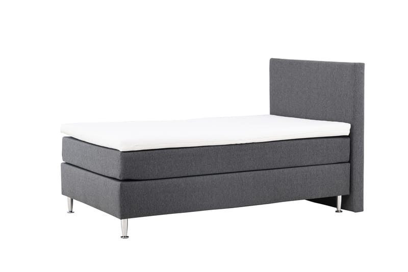 Toledo Sengpakke Kontinentalseng 120x200 cm - Mørkegrå - Møbler - Senge - Komplet sengepakke