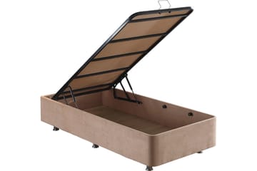 Adilen Kontinentalseng 90x190 cm - Lysebrun - Møbler - Senge - Komplet sengepakke