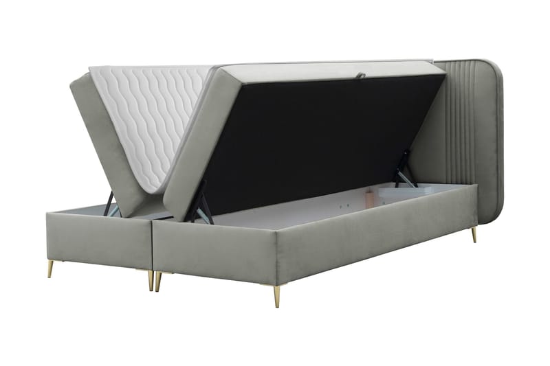 Alani Sengespakke Kontinentalseng 120x200 cm - Beige - Møbler - Senge - Komplet sengepakke