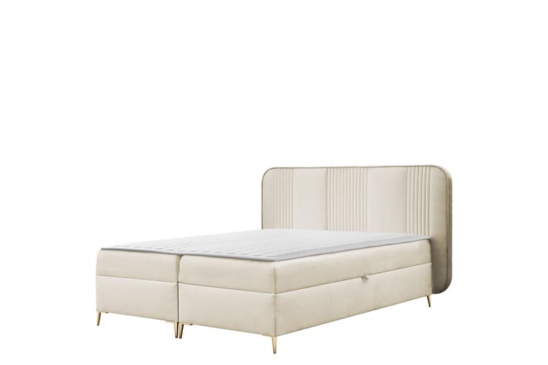 Alani Sengespakke Kontinentalseng 120x200 cm - Beige - Møbler - Senge - Komplet sengepakke